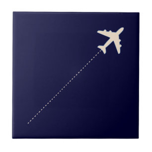 TRAVEL AIRPLANE WITH DOTTED FLIESE