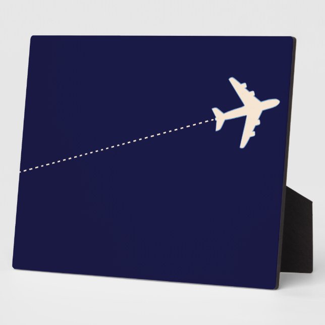 TRAVEL AIRPLANE WITH DOTTED FOTOPLATTE (Seite)