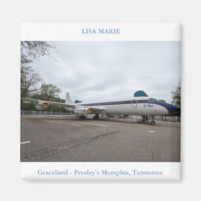 Travel Art Lisa Marie Elvis Presley Magnet (Vorne)