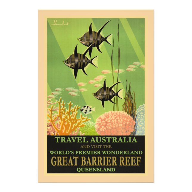 Travel Australia, Great Barrier Reef, Fotodruck (Vorne)