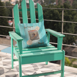 Travel Beach Foto Kissen