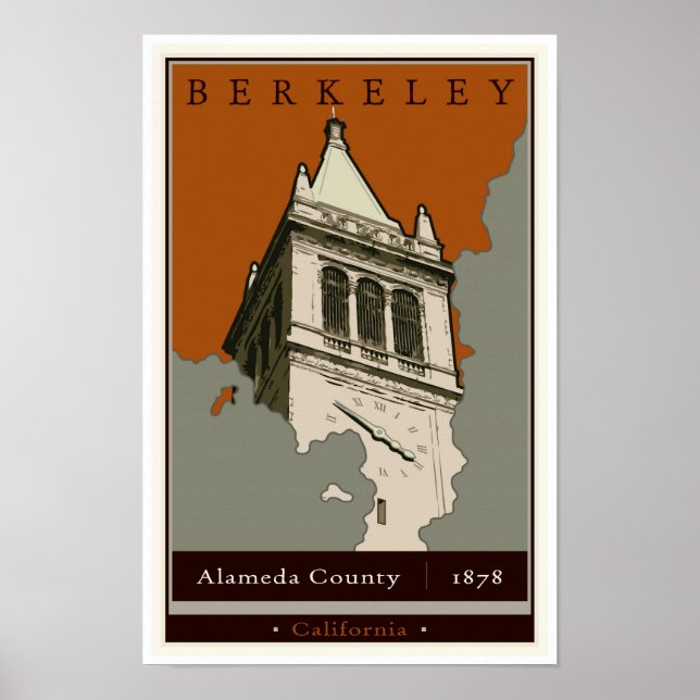 Travel Berkeley Poster (Vorne)