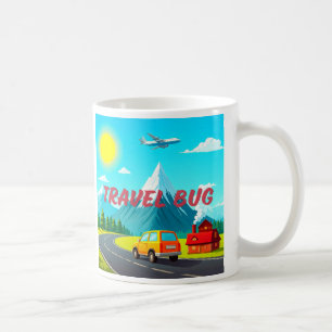 Travel Bug / I Liebe to Travel ! Kaffeetasse