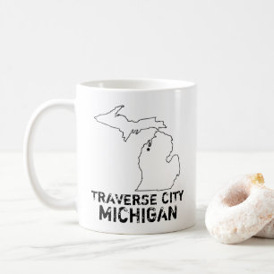 Travel City Michigan Kaffeetasse