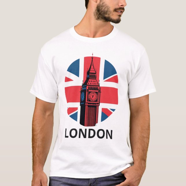 Travel Country Hauptstadt City London UK T-Shirt (Vorderseite)