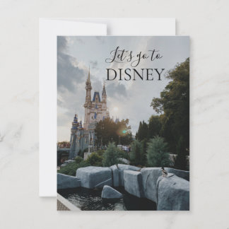 Travel Disney Postcard - Magic Kingdom Castle Postkarte