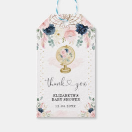 Travel Dreamcatcher Blush Navy Blume Baby Dusche Geschenkanhänger
