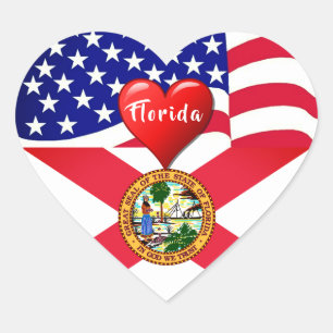 Travel Florida Liebe Sticker