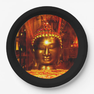 Travel Foto Buddha Bali Indonesien Pappteller