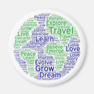 Travel-Globus-Magnet Magnet