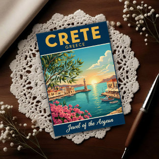 Travel Greece: A Vintage 1960s Postkarte