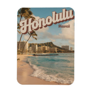 Travel Honululu, Hawaii tropische Strandgeschenke Magnet