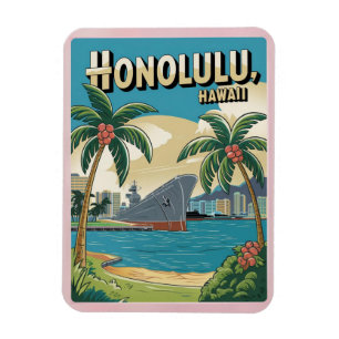 Travel Honululu, Hawaii tropische Strandgeschenke Magnet