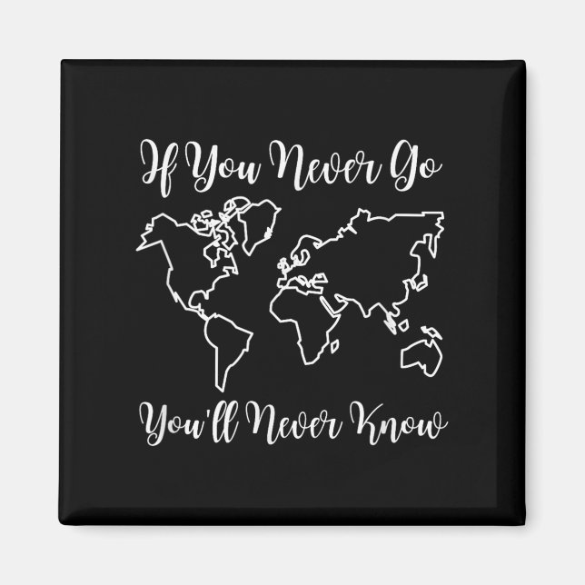 Travel - If You Never Go, You'll Never Know  Magnet (Vorne)