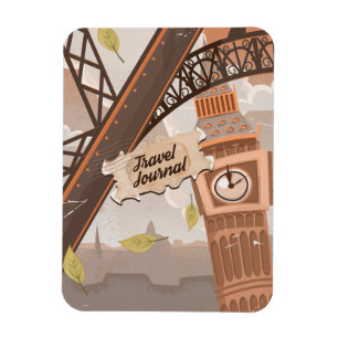 Travel Journal. Magnet