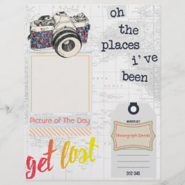 Travel Journal "Picture of the Day" Vertikale Seit