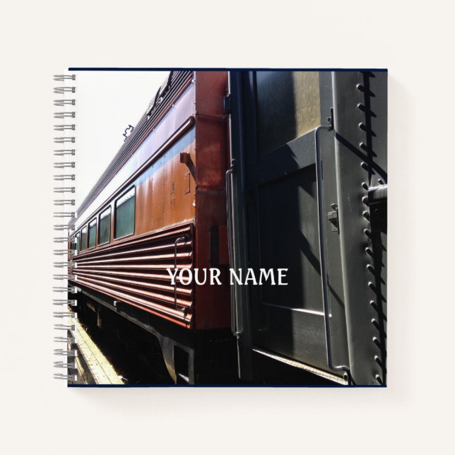 Travel Journal Train Notizbuch (Vorderseite)