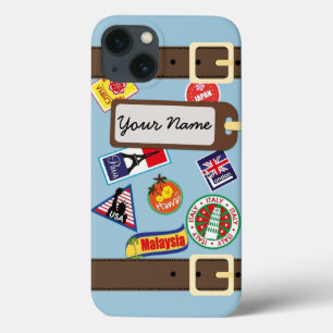 Travel Luggage with Stickers iPhone 6 Case