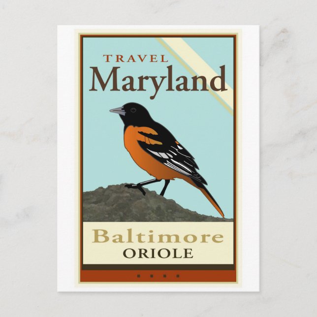 Travel Maryland Postkarte (Vorderseite)