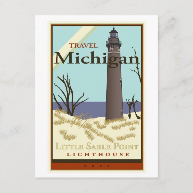 Travel Michigan Postkarte (Vorderseite)