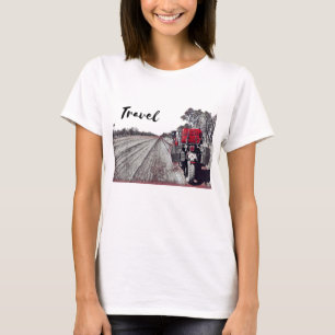 Travel Motorrad Triumph Adventure Bike Wüste Ro T-Shirt