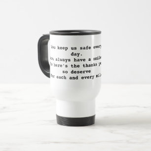 Travel Mug für Schulbushilfe oder Busfahrer Reisebecher