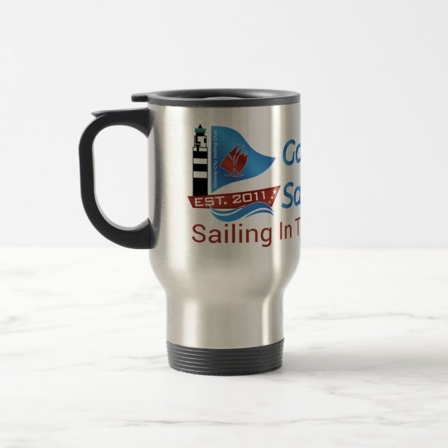 Travel Mug - Galway City Sailing Club Reisebecher (Links)