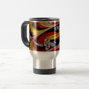 Travel Mug mit belgischem Colors Design Reisebecher
