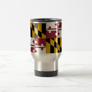 Travel Mug mit Flag Maryland Staat - USA Reisebecher