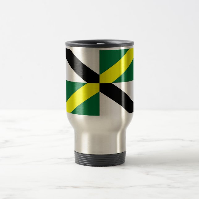 Travel Mug mit Flag Monterey, Kalifornien, USA Reisebecher (Mittel)