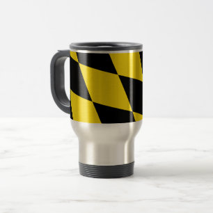 Travel Mug mit Flag München, Bayern Reisebecher