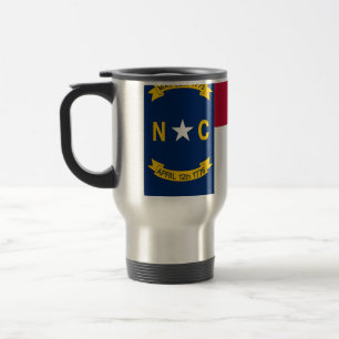 Travel Mug mit Flag North Carolina Staat - USA Reisebecher