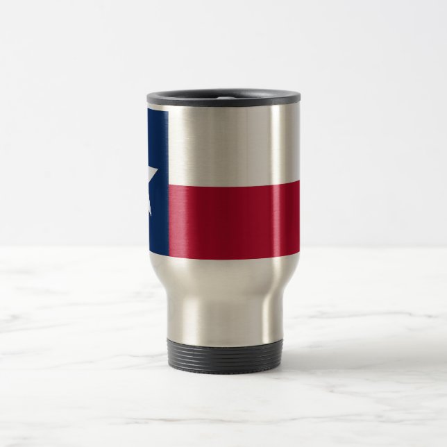 Travel Mug mit Flag Texas Staat - USA Reisebecher (Mittel)