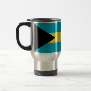 Travel Mug mit Flagge Bahamas Reisebecher