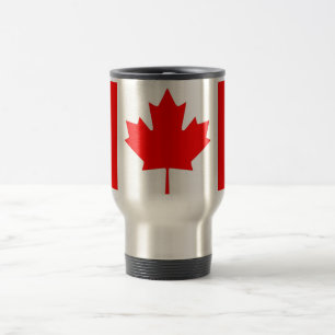 Travel Mug mit Flagge Kanadas Reisebecher