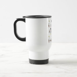 Travel Mug mit Schaltdiagrammen für Elektriker Reisebecher