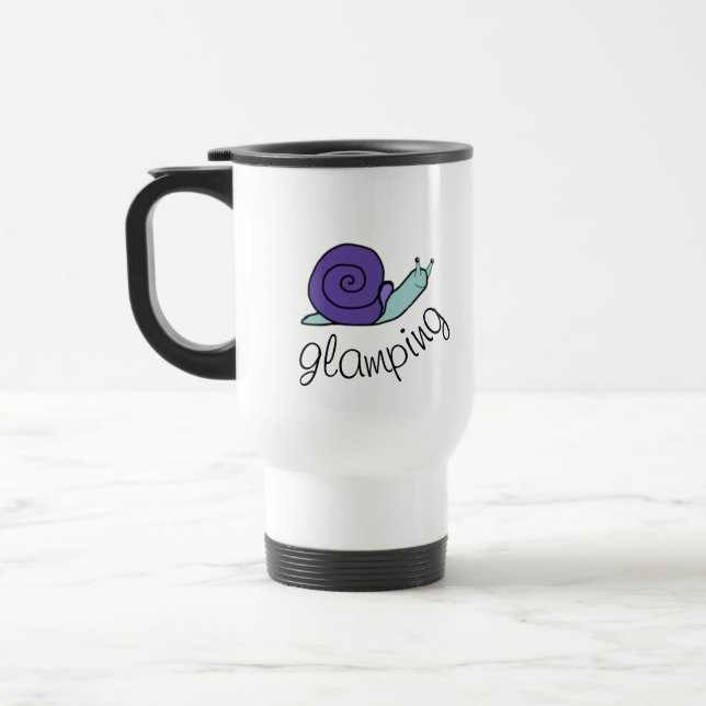 Travel Mug Resemugg - Snail "glamping" Reisebecher (Links)
