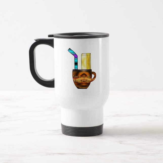 Travel Mug Sind zum Kotzen es auf Buttercup Reisebecher (Links)