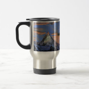 Travel Mug - "The Matterhorn at Sunset" Reisebecher