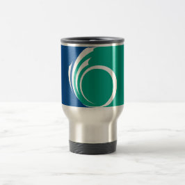 Travel Mug with Flag of Ottawa, Canada Reisebecher