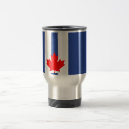 Travel Mug with Flag of Toronto, Canada Reisebecher