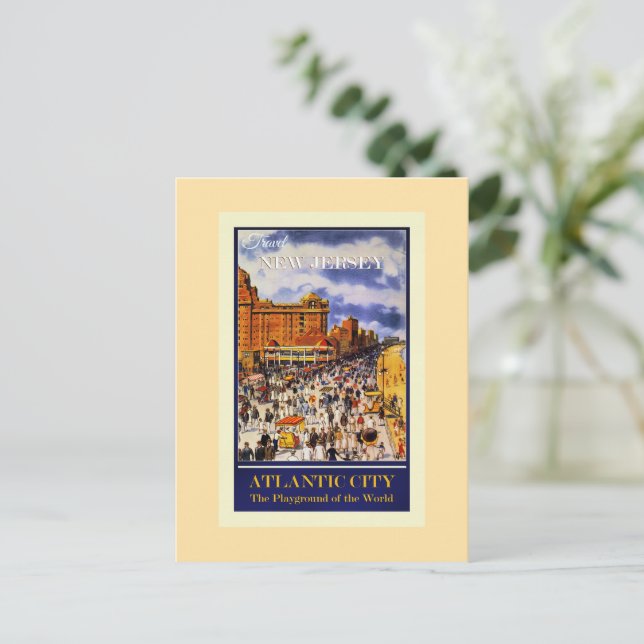 Travel New Jersey Postkarte (Stehend Vorderseite)
