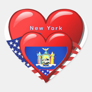 Travel New York Liebe Sticker