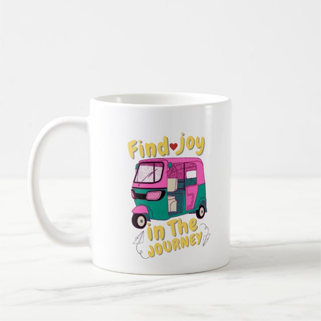Travel Quote Coffee Mug  Kaffeetasse (Links)
