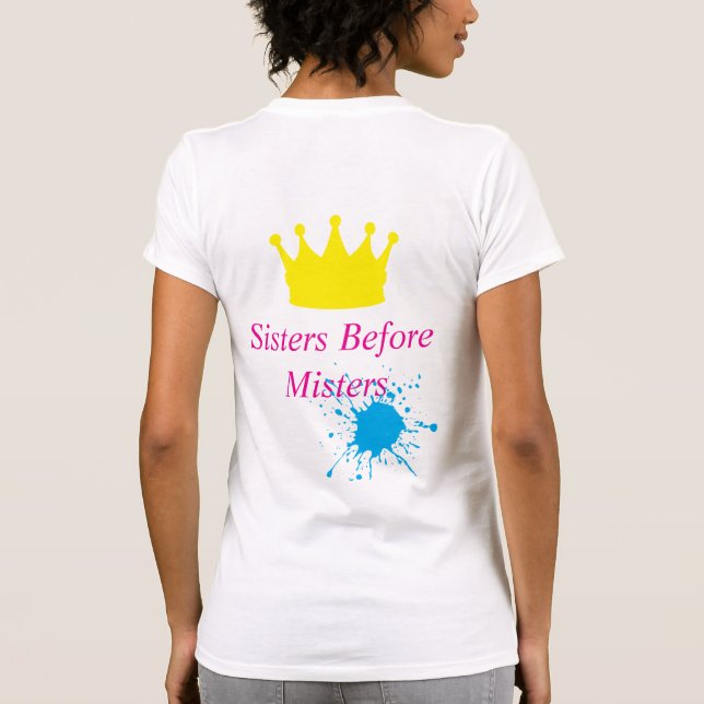 Travel Sisters Tee – No Men, Just Memories (Rückseite)