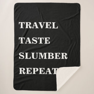 Travel Taste Slumber Wiederholung | Erstellen Sie Sherpadecke