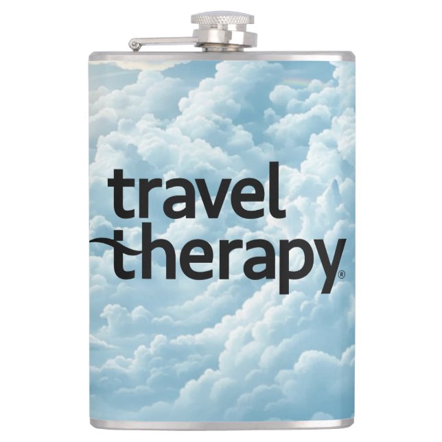 Travel Therapy Flask | Travel Flask Flachmann (Vorderseite)