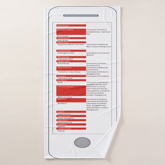 Travel to London Badehandtuch (Badehandtuch)