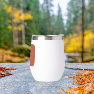 Travel Wine Tumbler: Claude Co. Burnt Umber