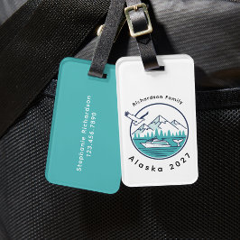 Traveler's Custom Luggage Tag for Alaska Cruise Gepäckanhänger